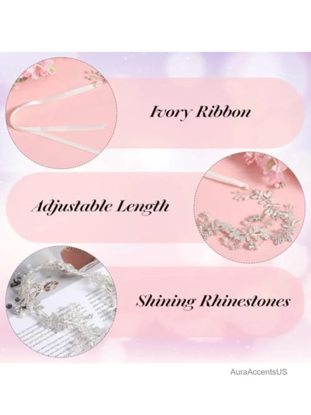 Rhinestone Crystal Pearl Bridal Wedding Dress Belt Sash for Women Dresses